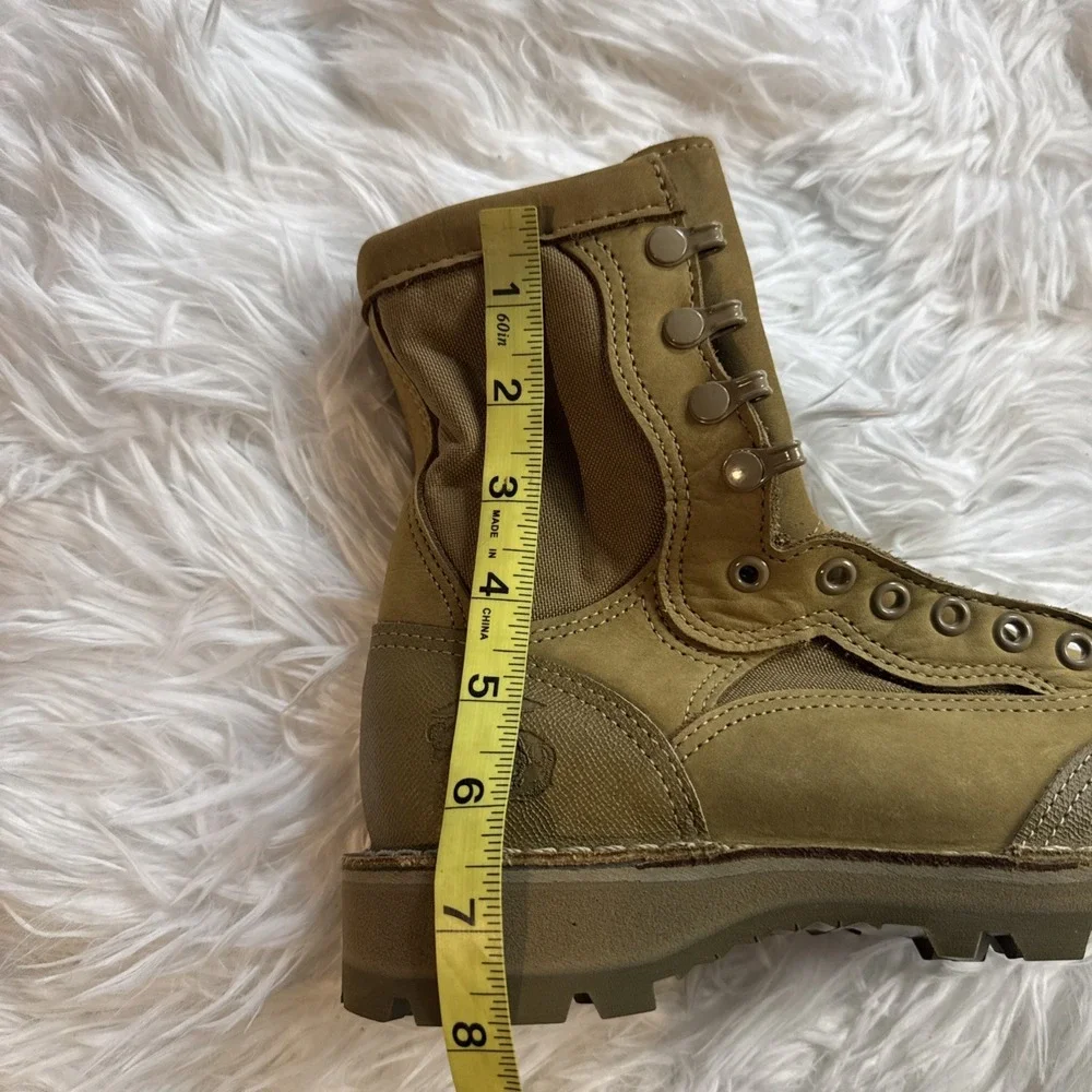 Danner USMC RAT Combat Boots‎ Hot Weather Men's Size 4 Wide Beige Tan Marine New